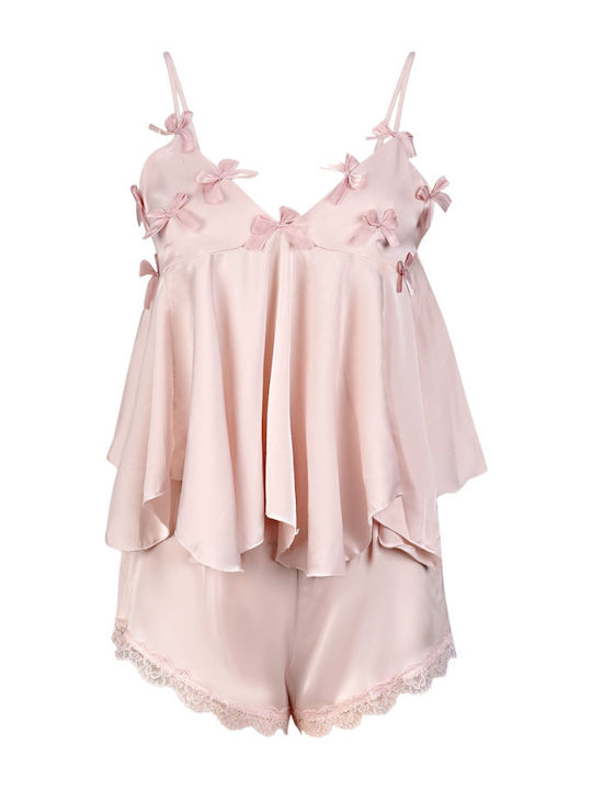Chicret Set de Pijamale de Iarnă pentru Femei Rose