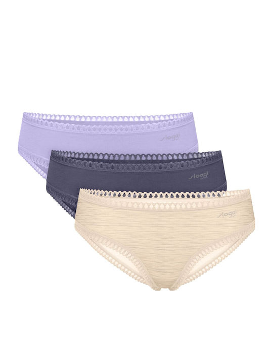 Sloggi Go Crush Hipster Damen-Slips 3er-Pack Ec...