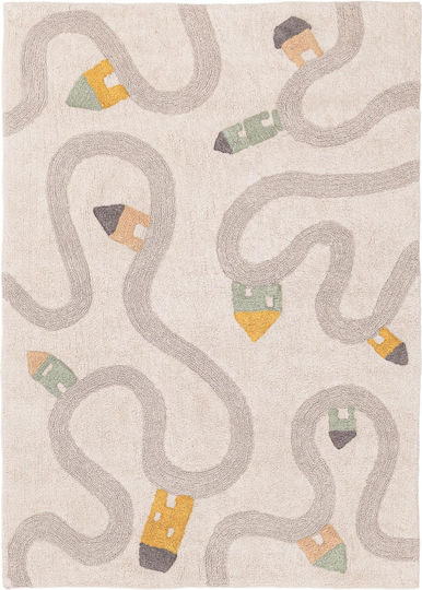 Royal Carpet Χειροποίητο Παιδικό Χαλί Βαμβακερό Μπεζ 120x170cm