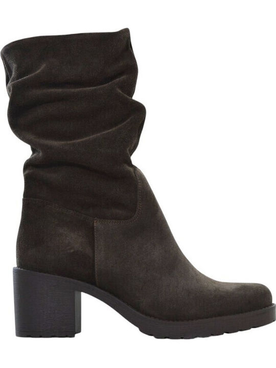 Ragazza Brown Leather Women's Ankle Boots