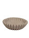 Beauty Home Dekorative Schale Keramik Braun 20x20x7cm