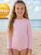 Swim Essentials Παιδικό Μαγιό Ολόσωμο με Μακρύ Μανίκι Shell Tastic
