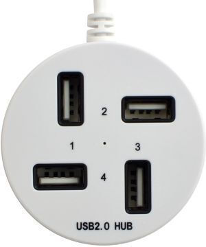 Diva Hub 4 Θυρών USB 2.0 με σύνδεση USB-A