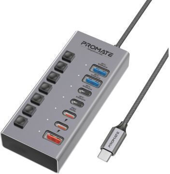 Promate 7-портов USB 3.1 хъб с USB-A връзка