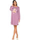Clio Lingerie Winter Women's Nightgown Viole