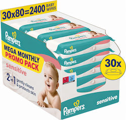 Pampers Sensitive 30x80 Bucăți Pampers Sensitive 30x80 Bucăți