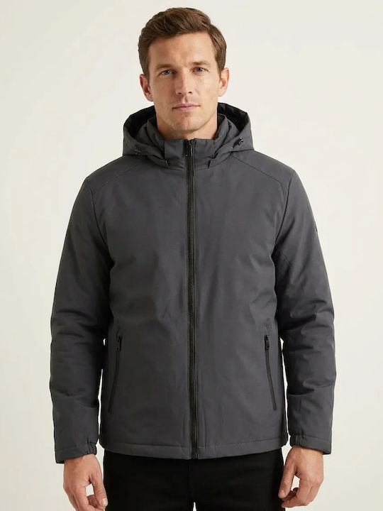 Dunkelgraue Jacke