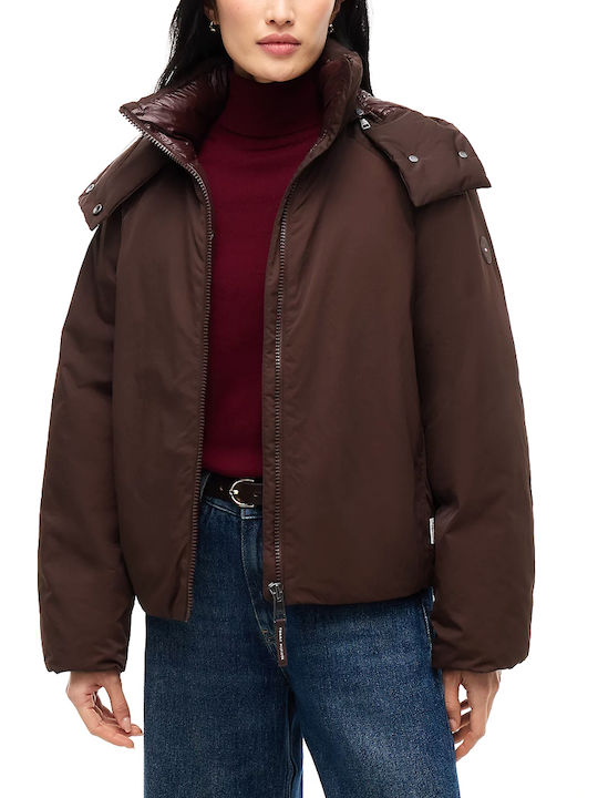 Tommy Hilfiger Clean Gloss Down Μπουφάν Parka Καφε