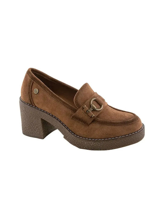 Zak Γυναικεία Loafers σε Καφέ Χρώμα SD57106