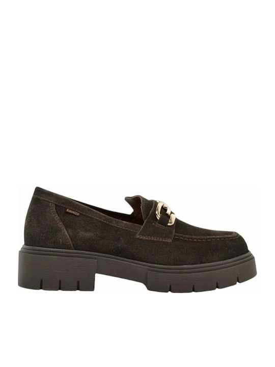 Ragazza Leather Women's Loafers in Brown