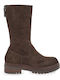 Wildleder Damenstiefel Braun