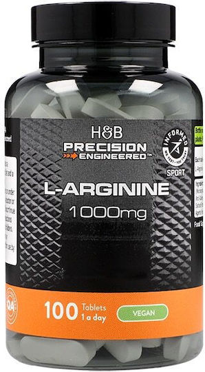 Precision Engineered L-arginine 1000mg 100 Ταμπλέτες