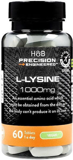 Precision Engineered L-lysine 1000mg 60 Ταμπλέτες