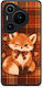 Smartfits Fox On Autumn Tartan Huawei Pura 70 Pro 70 Pro+ Hülle