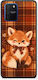 Smartfits Fox On Autumn Tartan Калъф за Samsung Galaxy S10 Lite