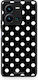 Smartfits Husa Vivo Y35 5G cu Buline Albe pe Negru