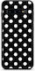 Smartfits White Polka Dots On Black Samsung Galaxy S10+ Θήκη