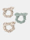 Sergent Major Set Kinder-Haargummis Scrunchies Lila