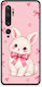 Smartfits White Bunny Pink Bows Xiaomi Mi Note 10 10 Pro Θήκη