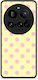 Smartfits Pink Polka Dots On Yellow Xiaomi 15 Ultra 5g Θήκη