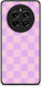 Smartfits Lavender Pink Checkerboard Realme 12 4g 12+ 13 4g Θήκη