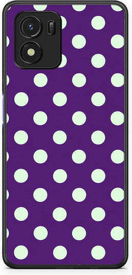 Smartfits Mint cu Buline Mov Vivo Y01 Y15s Husă