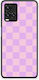 Smartfits Husă Lavender Pink Checkerboard Vivo Y33s Y21s Y21