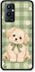 Smartfits Puppy Daisies On Sage Gingham Калъф за OnePlus 9 Pro