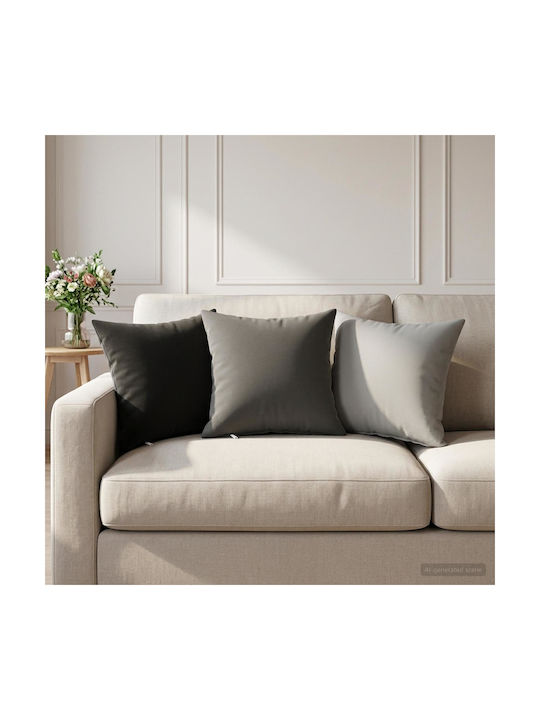vidaXL Sofa-Kissen Heerlen Grau 40 x 40 cm