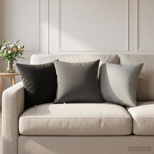 vidaXL Sofa-Kissen Heerlen Grau 40 x 40 cm