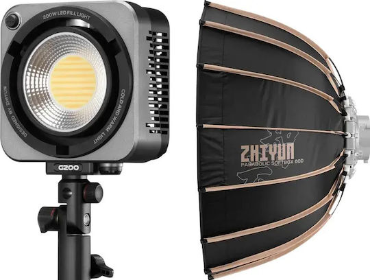 Zhiyun Molus G200 Cob Led Light 60 Cm Parabolic Softbox Bowens Mount