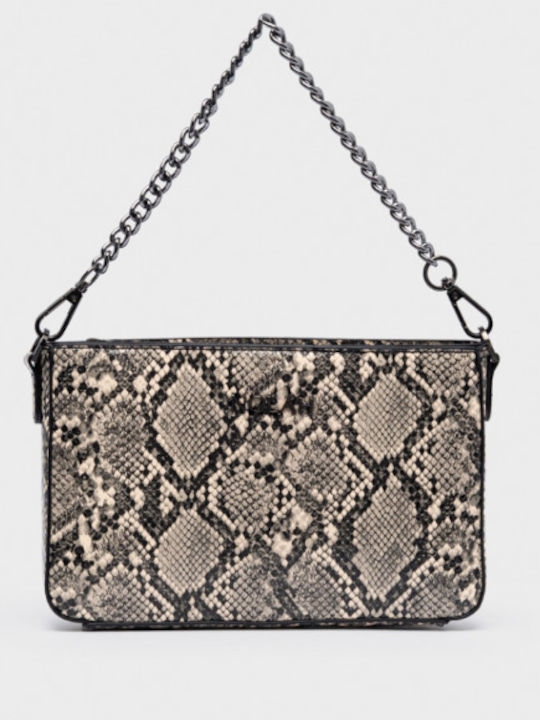 Pamela Leather Women's Shoulder / Crossbody Bag Grey