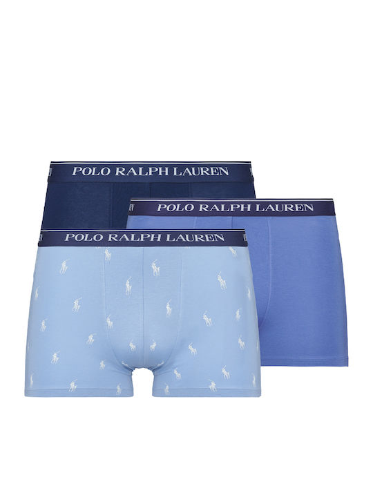 Ralph Lauren Ανδρικά Μποξεράκια Μπλε 3Pack