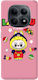 Xiaomi Redmi Note 15 Labubu Mario Pinkfarbene Silikon-TPU-Handyhülle