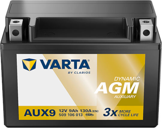 Μπαταρία Αυτοκινήτου Varta Auxiliary Aux9 12v 9ah