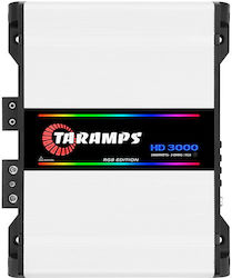 Taramps Hd 3000 Rgb Edition White Ενισχυτής Αυτοκινήτου 1 Καναλιού Κλάση D