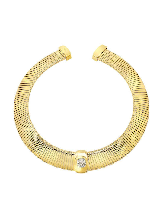 Breil Steel Necklace with Zircon Breil Steel Necklace with Zircon