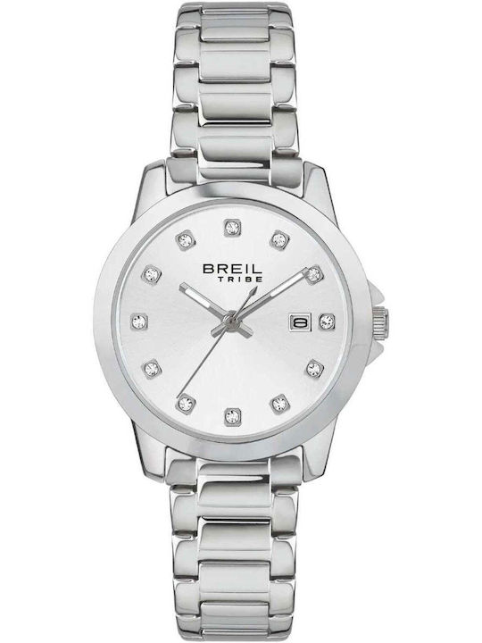 Breil Women's Battery-Powered Watch with Silver Stainless Steel Bracelet Breil Women's Battery-Powered Watch with Silver Stainless Steel Bracelet