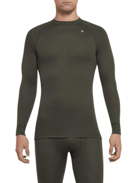 Thermowave Herren Thermo-Langarmshirt Grün
