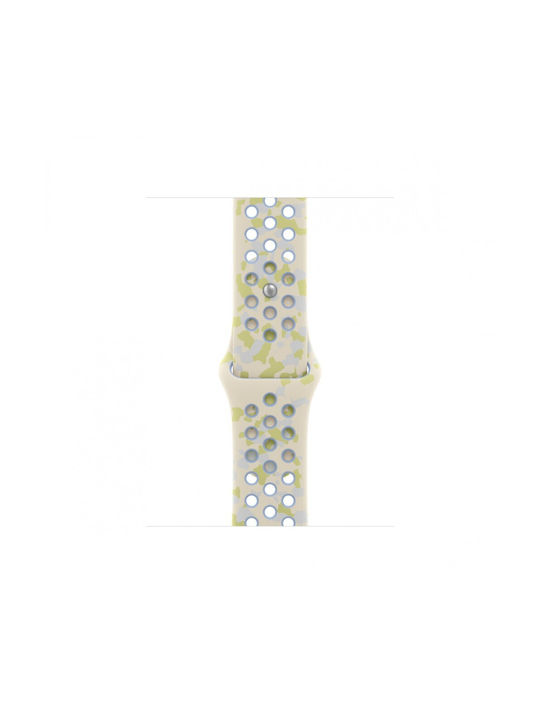 Apple Nike Sport Band - S/M Λουράκι Σιλικόνης με Pin Chalk Calm (Apple Watch 38/40/41/42mm)