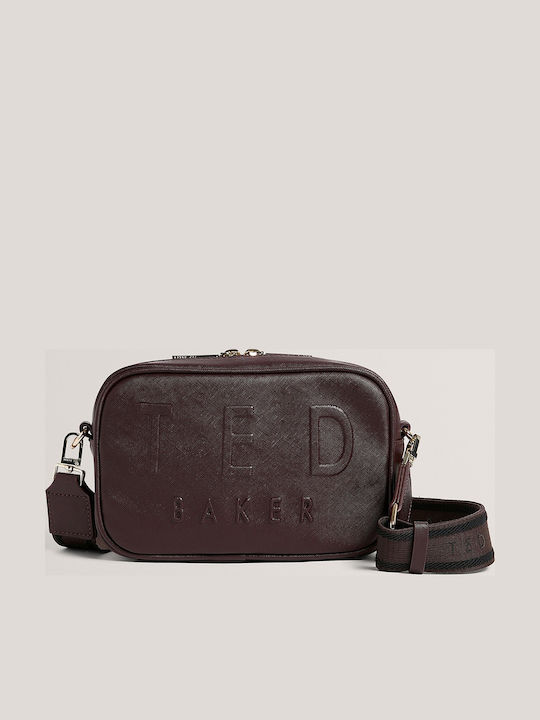 Ted Baker Чанта за Рамо от Уебинг Тъмнокафява