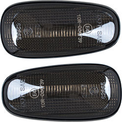 Opel Zafira A 99–05 Dynamisches LED-Seitenblinker-Set, Getönt, 2 Stück Opel Zafira A 99–05 Dynamisches LED-Seitenblinker-Set, Getönt, 2 Stück