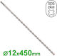 Pasco Diamantbohrer SDS-Plus mit 4 Schneiden Ø12mm X 450mm 114512