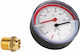 Afriso Th80 термоманометър 0–0,6 Bar 1/2 Ax 20–120°C Aa