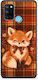 Smartfits Fox On Autumn Tartan Realme 7i C25 Θήκη