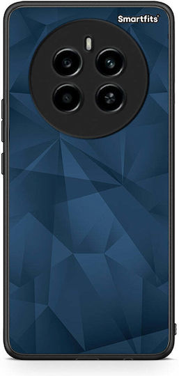 Smartfits Геометричен абстрактен син калъф за Realme 12 4G 12+ 13 4G