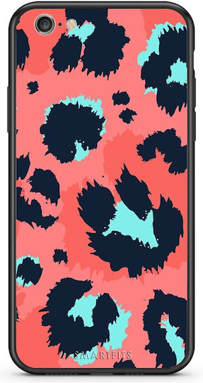 Smartfits Калъф с розов леопардов десен за iPhone 6 Plus 6s Plus