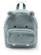Jollein Hippo Happy Παιδική Τσάντα Πλάτης Γαλάζια