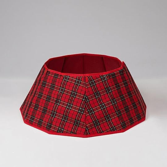 Red Christmas Tree Skirt H25xD68cm Set of 34 Pieces