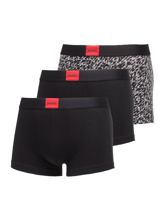 Hugo Ανδρικά Μποξεράκια Πολύχρωμα 3Pack